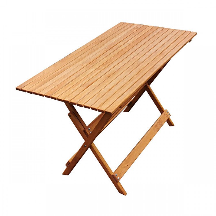 MSM Mobilya Ahşap Katlanır Masa 124x65 cm Kahve MSM Mobilya Ahşap Katlanır Masa 124x65 cm Kahve